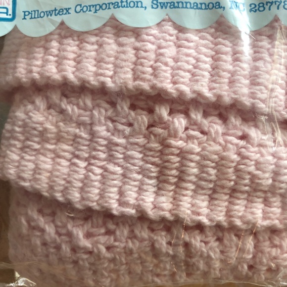 100% Cotton Thermal Crib Light Pink Baby Blanket. New Vintage from Late ‘90’s - Picture 5 of 7